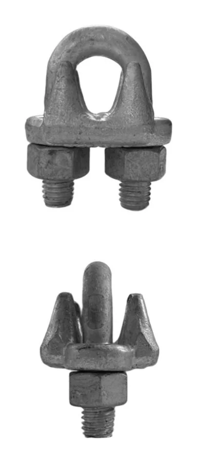 Grampas para cable de acero (wire rope clips)