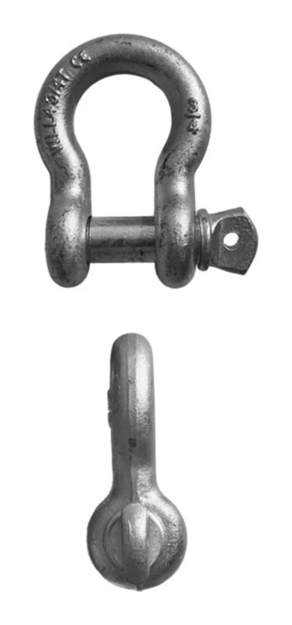 Grilletes de arco forjados G-209 con perno roscado