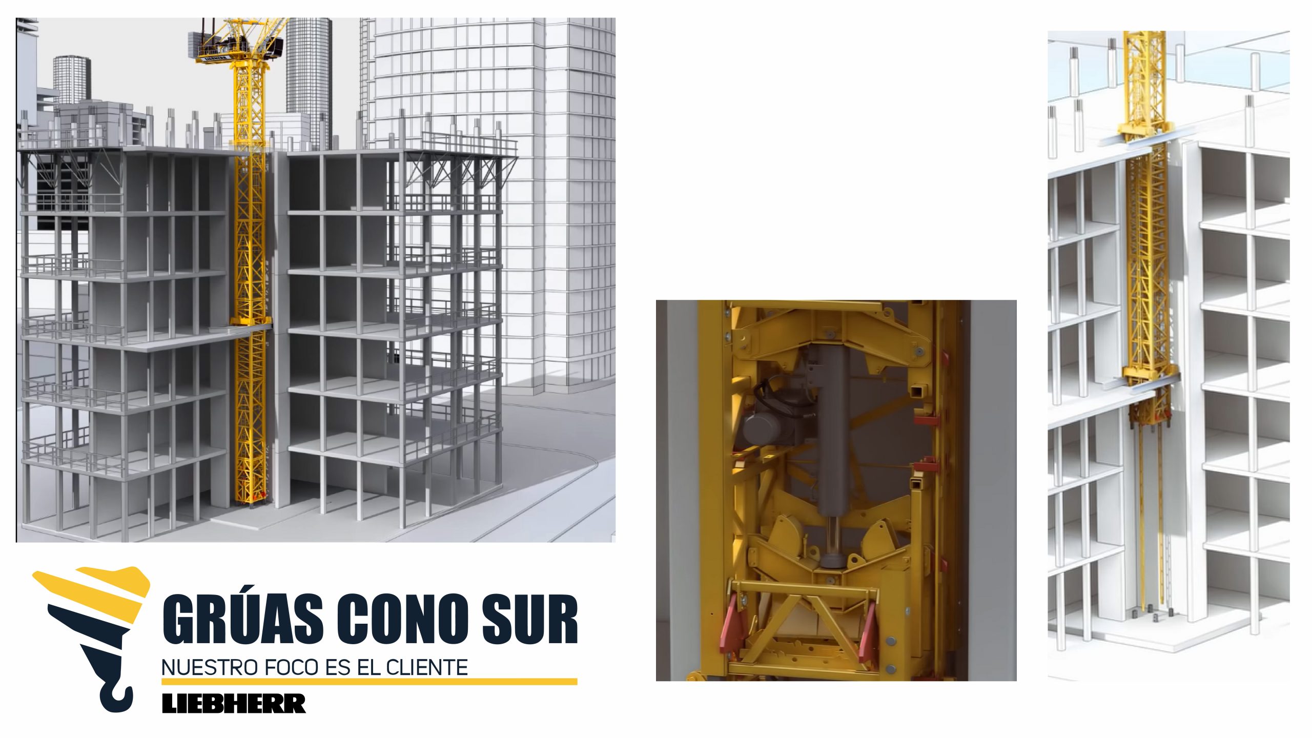 Grúas Trepardoras - Liebherr - Grúas Cono Sur Chile